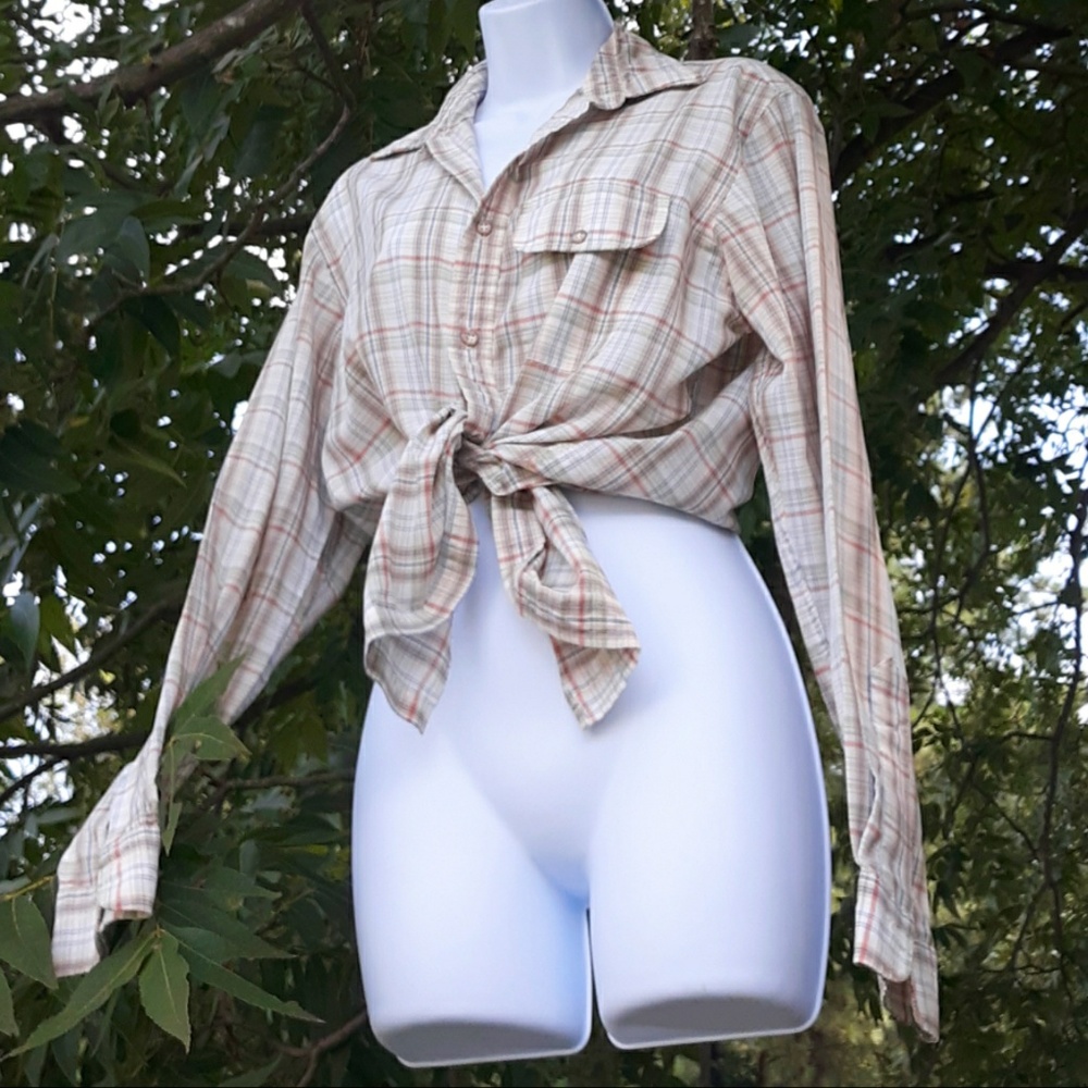 RELISTING🗣Gorgeous Vintage Olive Flannel